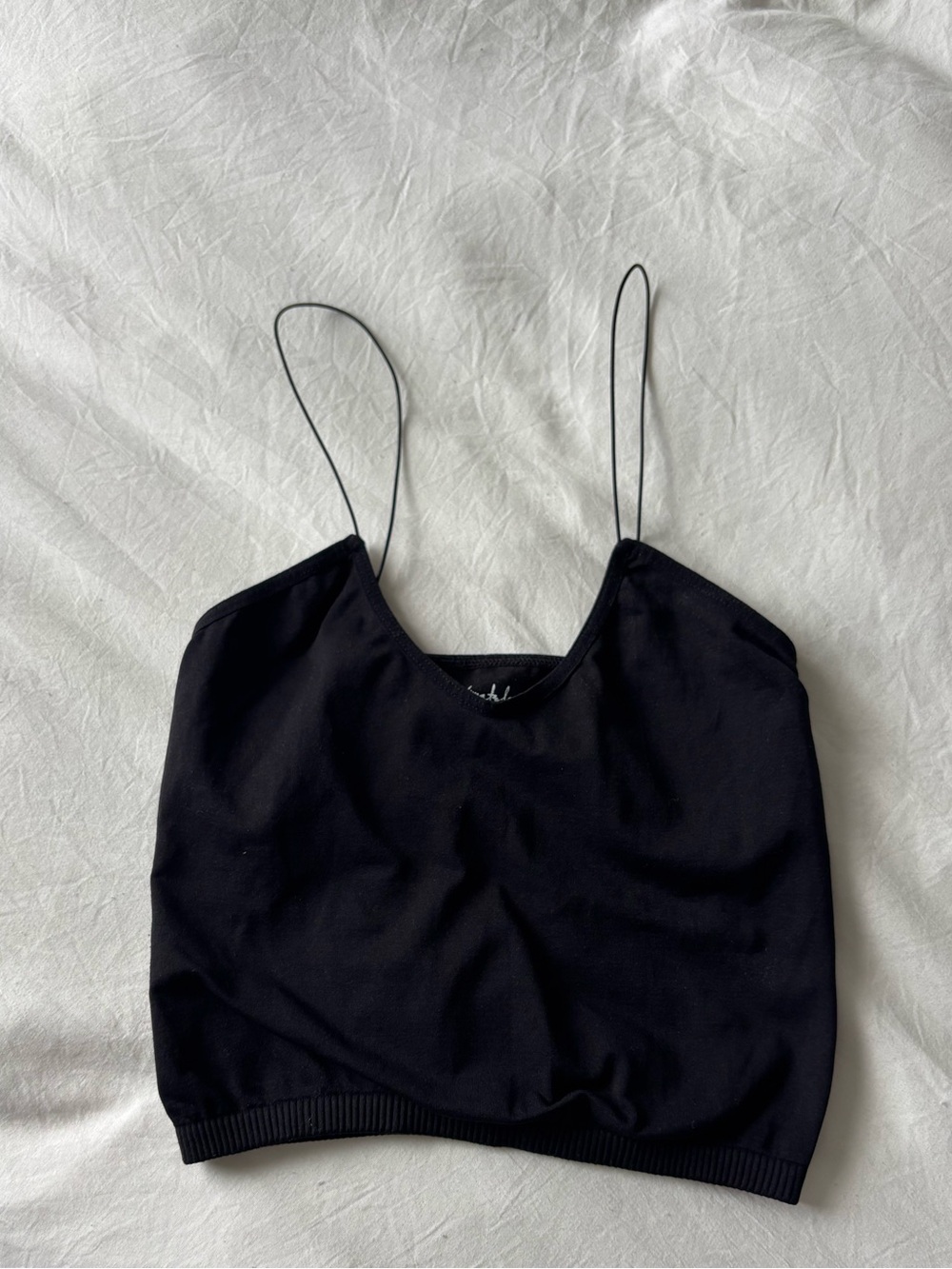 Free People Intimately Black Brami Crop Top XS/S